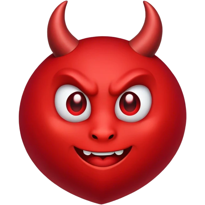 Devil heart emoji