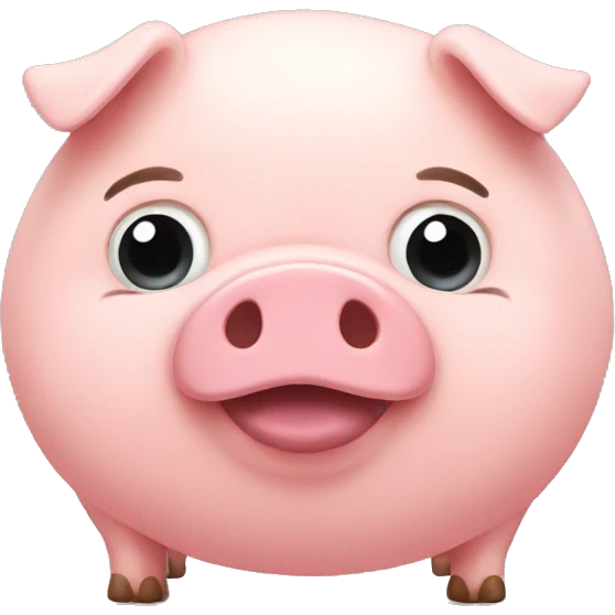 Fat piggy emoji