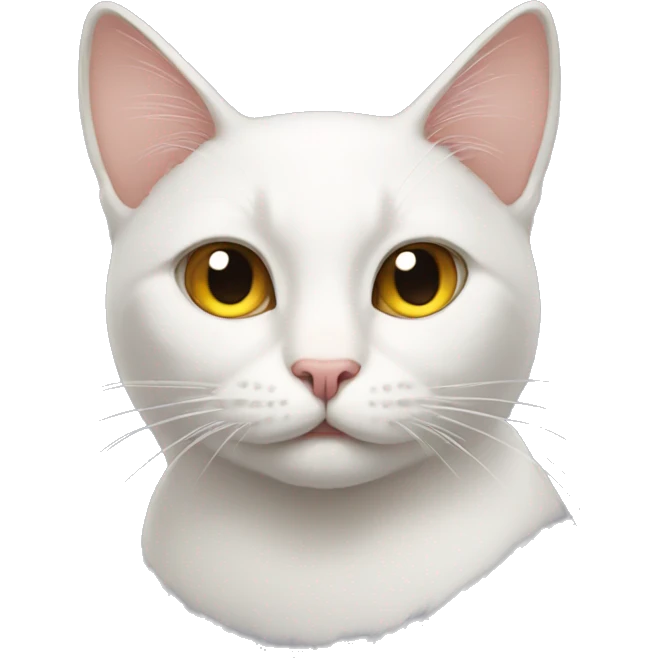 Cat giving a side eye emoji