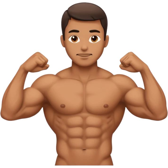 Naked man whit penis emoji