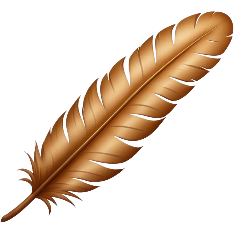 Feather with Kori pattern emoji