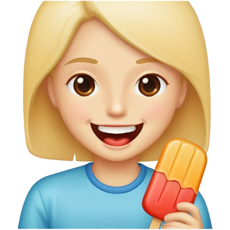 sucking popsicle emoji