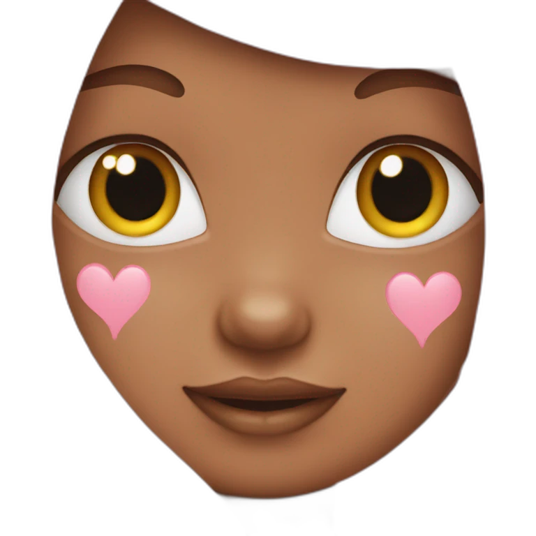 Baby pink heart emoji