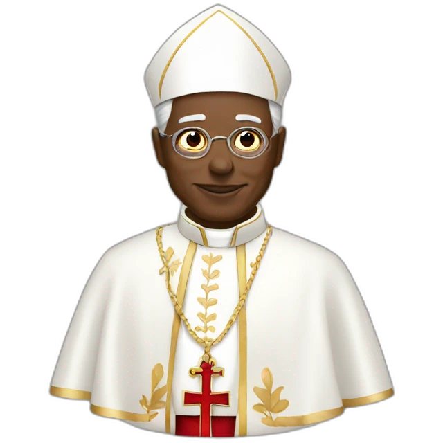 Fashionist pope emoji