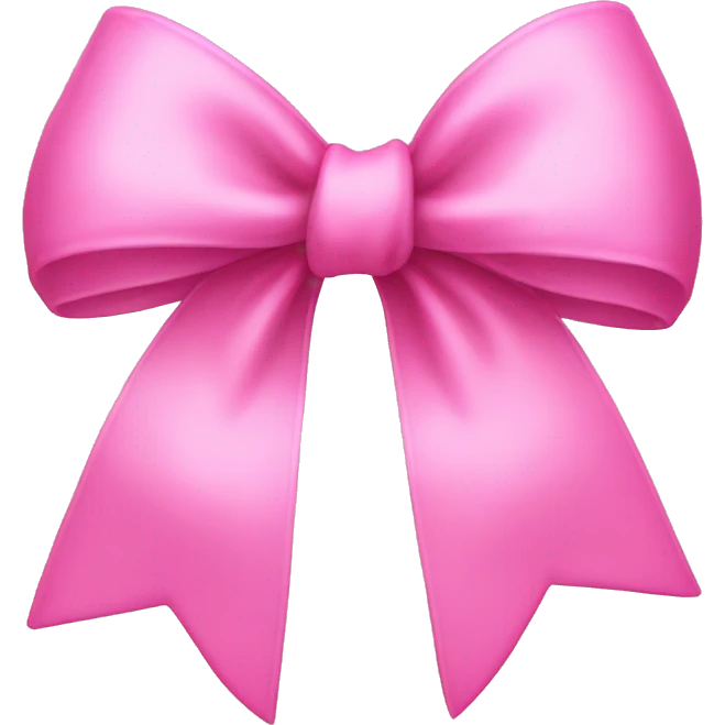 Pink bow  emoji