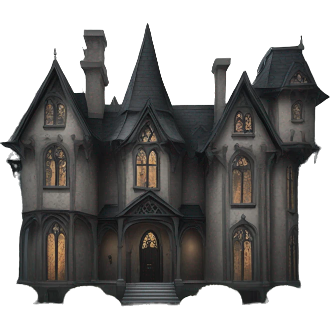 Gothic mansion emoji