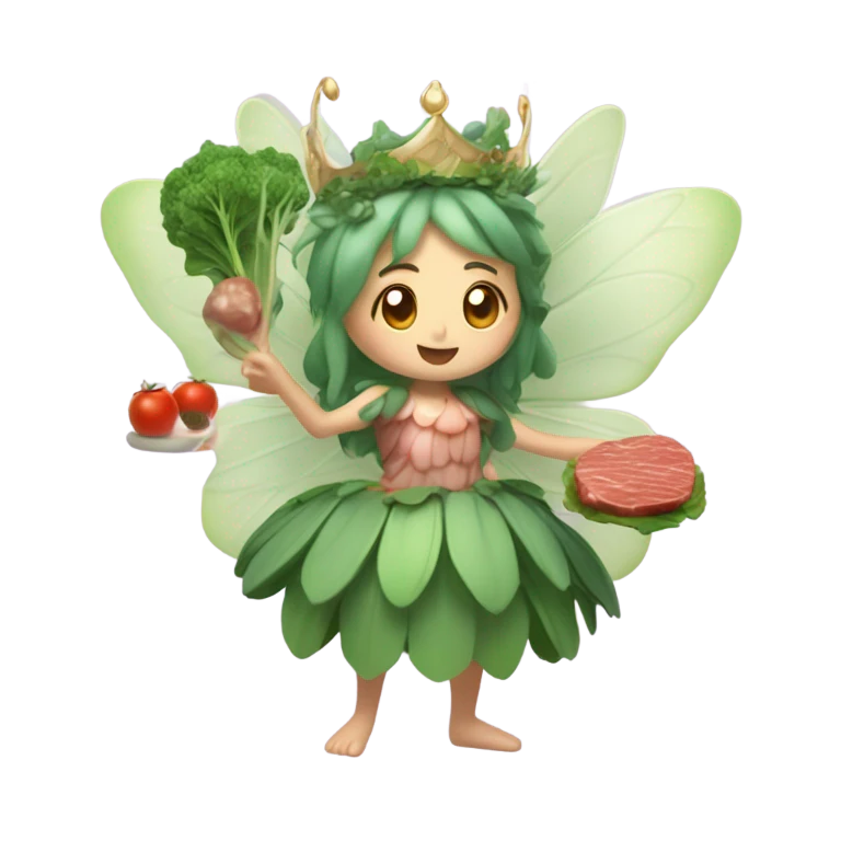 Meat fairy emoji