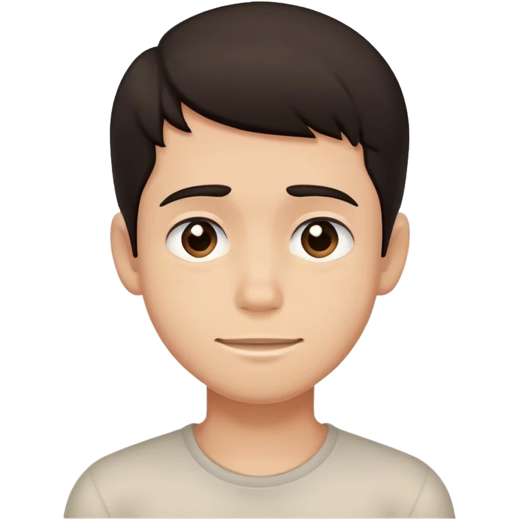 پسر غمگین که لبخندی بر لبش است گره مکونه
 emoji
