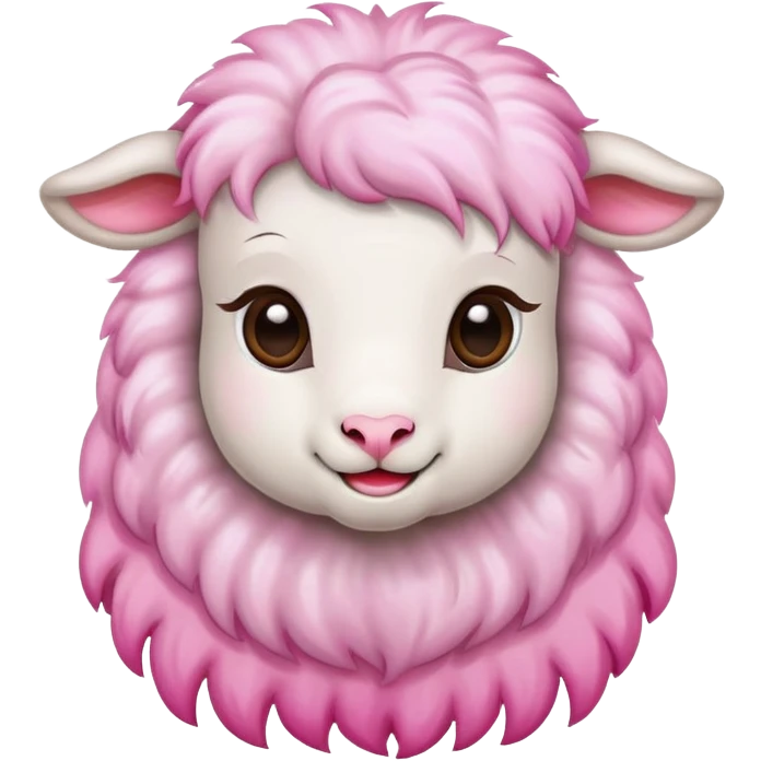 lamb dyeing hair emoji