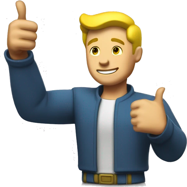 Vault boy + thumbs up emoji