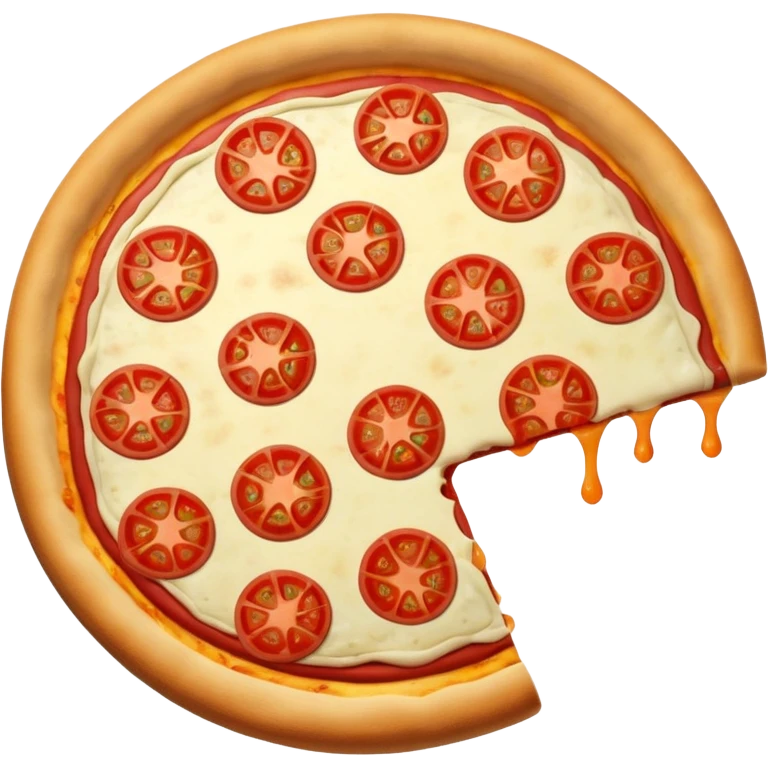 Pizza only tomato sauce  emoji