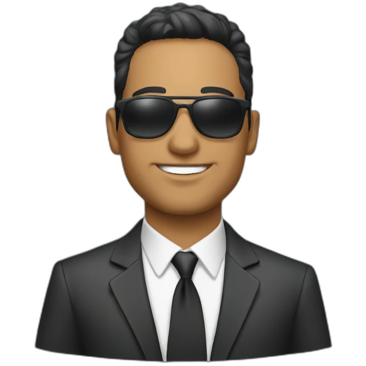 Armando Christian Pérez wearing sunglasses emoji