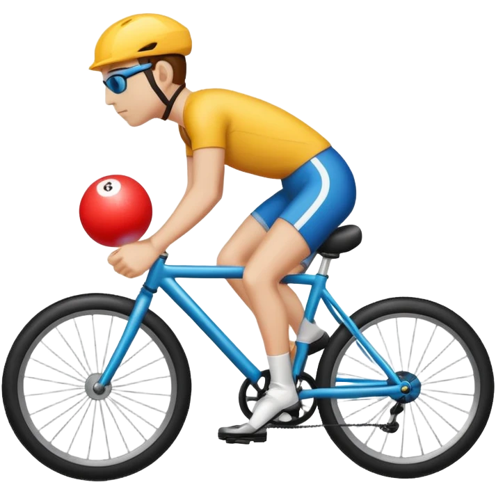 🎱🚴‍♂️ emoji