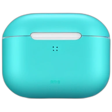 Airpods max blue color emoji