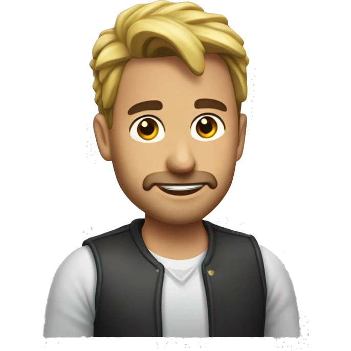 Juan Pablo Villamil enseña de un unicornio  emoji
