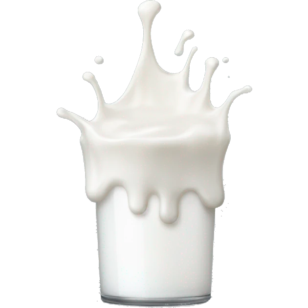 milk dripping off hand emoji