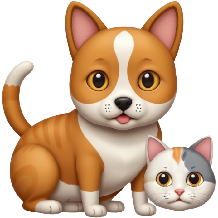 سگ در گربه emoji
