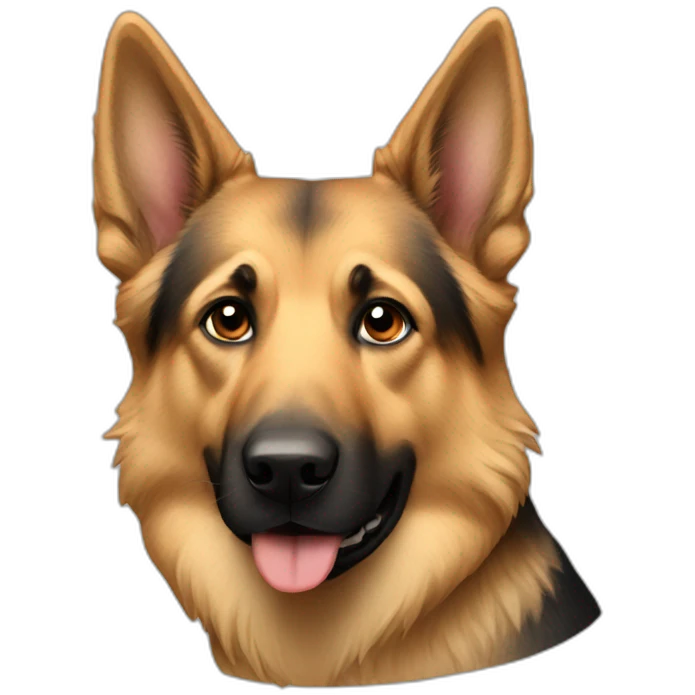 german shepheard emoji