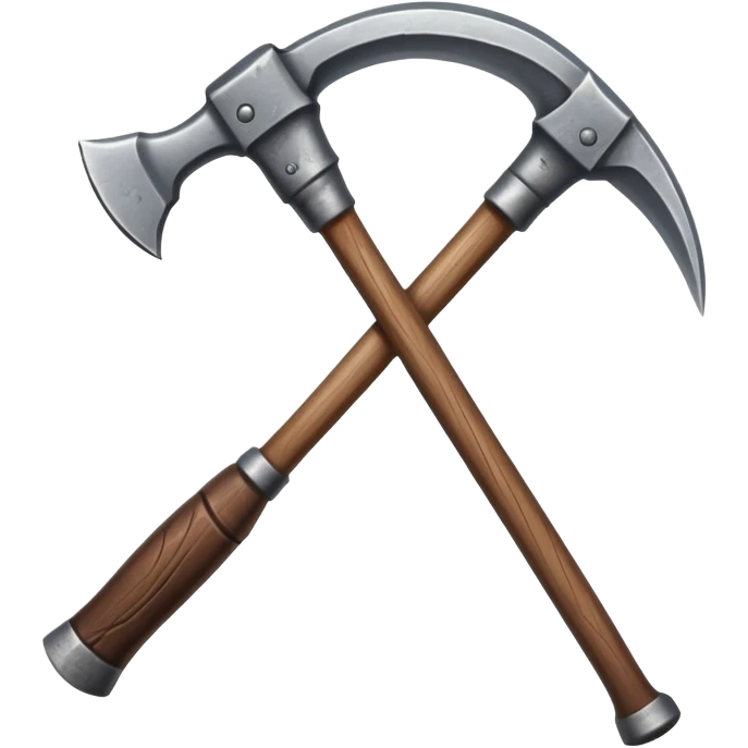 classic pickaxe emoji