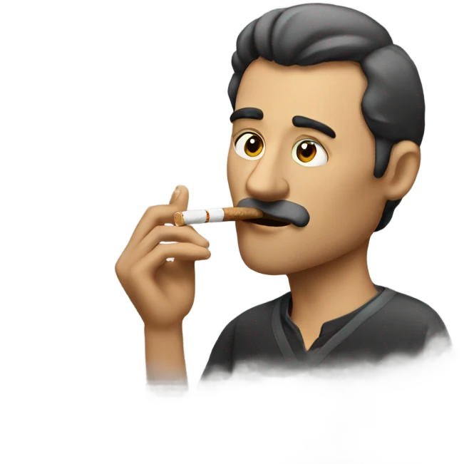 man smoking  emoji