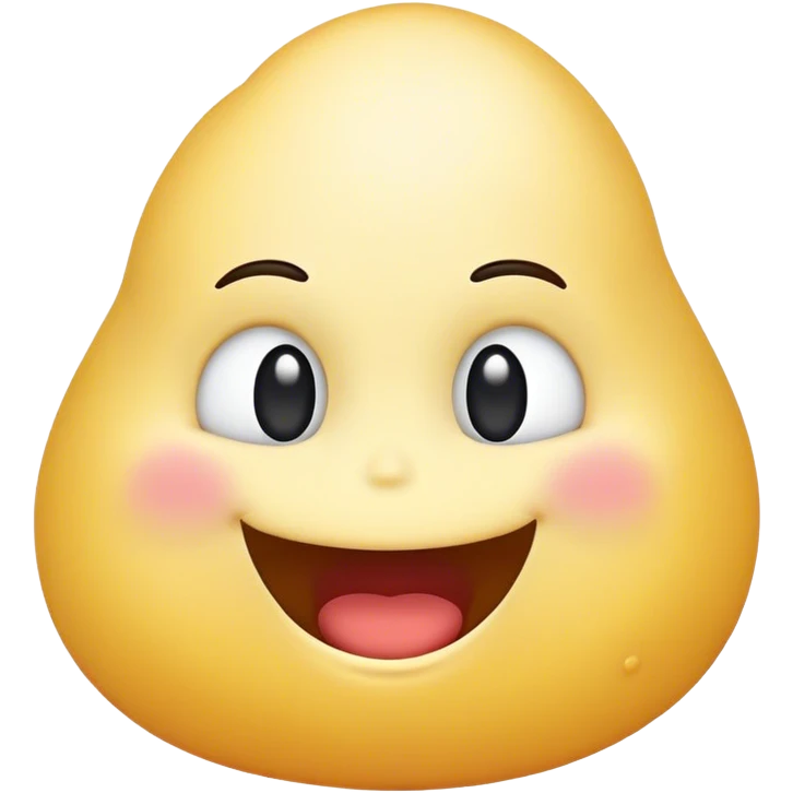 a funny blob emoji