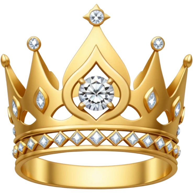 Aesthetic Engagement ring like crown emoji