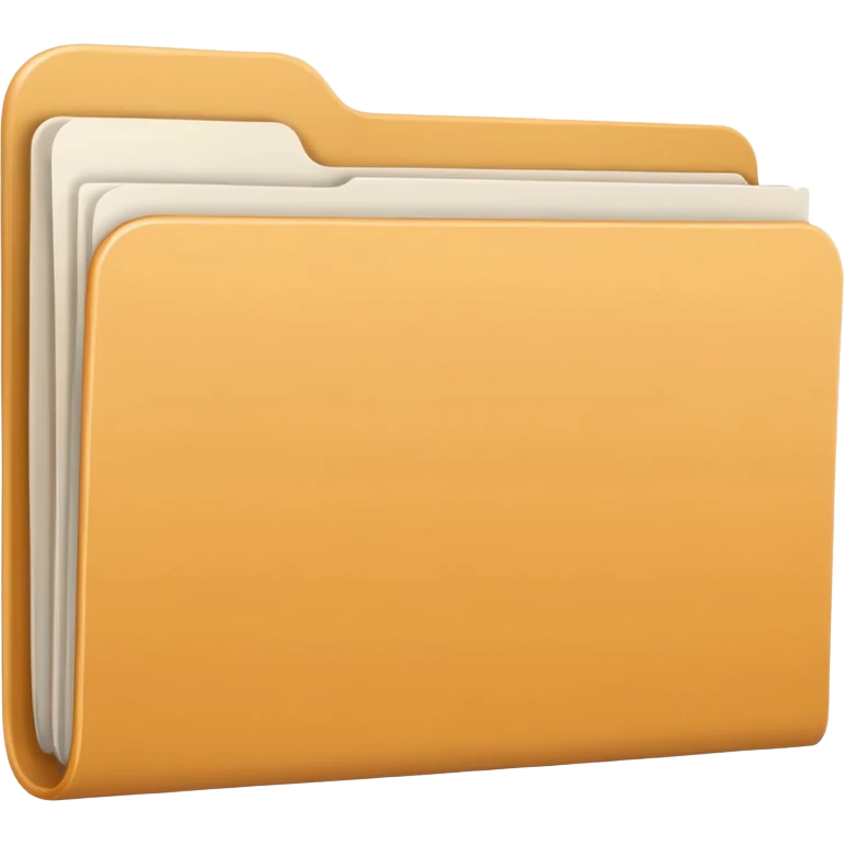 thick folder simple emoji