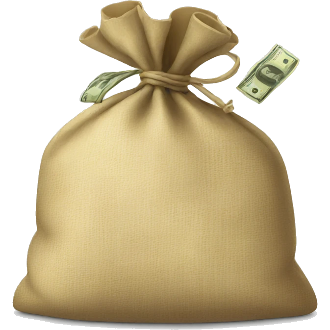 bag with money emoji