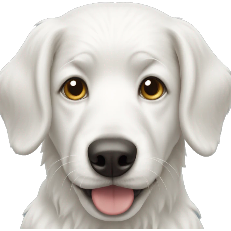 white dog emoji