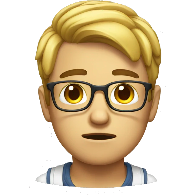 nerd crying emoji