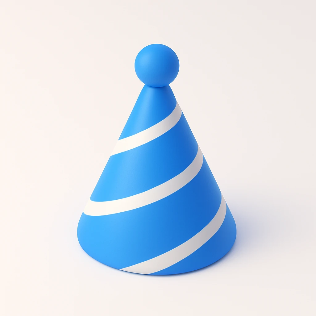 party hat emoji