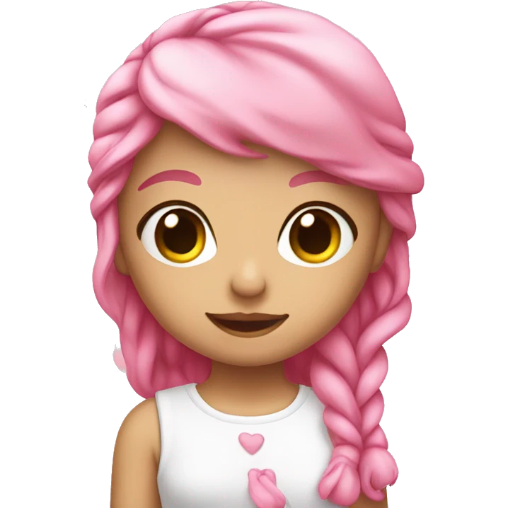 Cute girlie pink  emoji