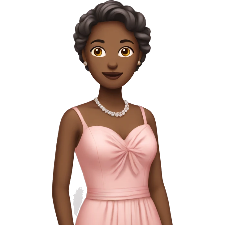 Woman in dress emoji