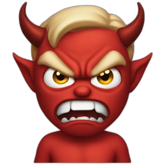 Devil angry emoji