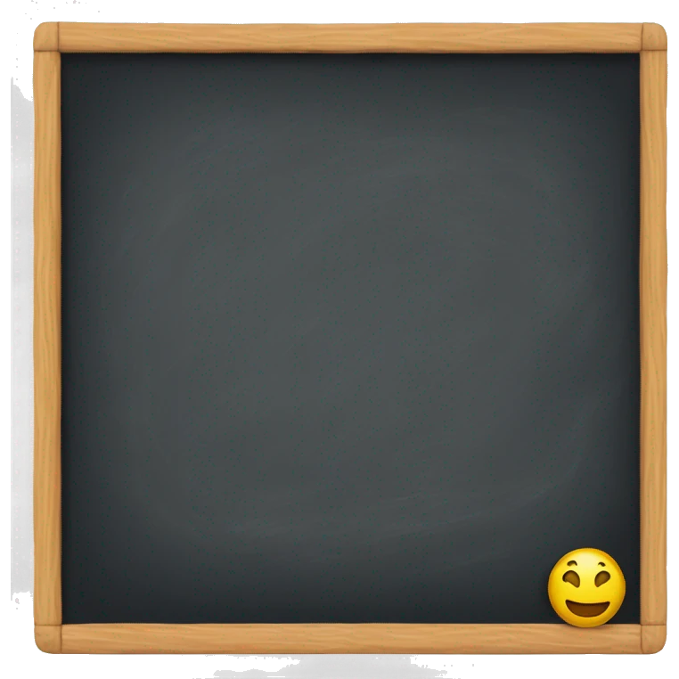 chalkboard emoji