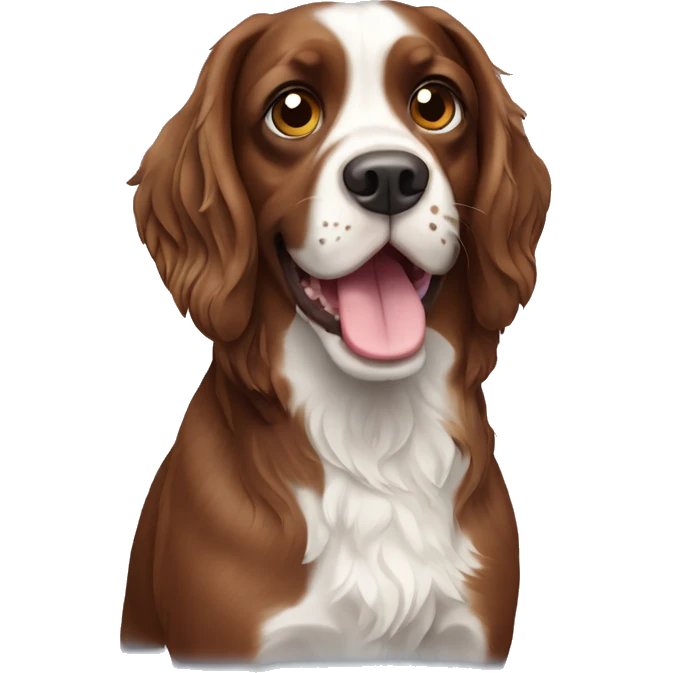 french britanny spaniel dog emoji