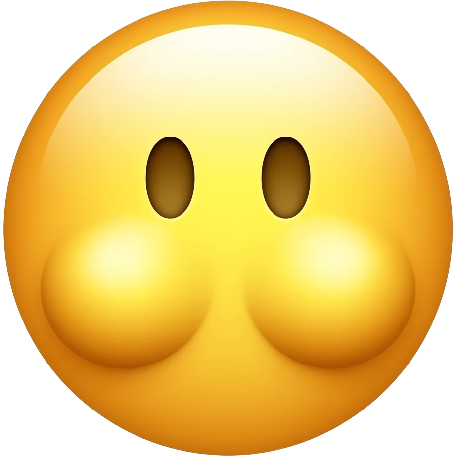 Classic yellow emoji with naked boobs emoji