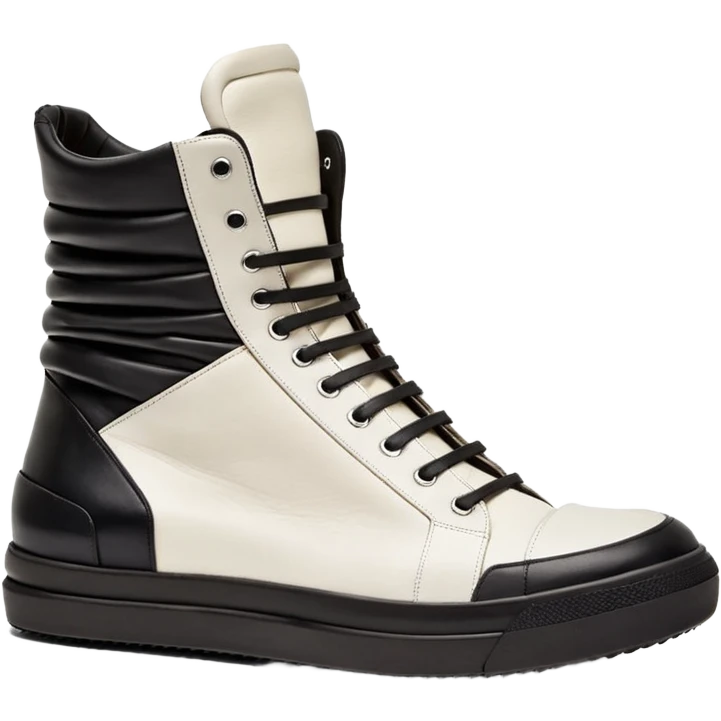 rick owens geobasket white emoji