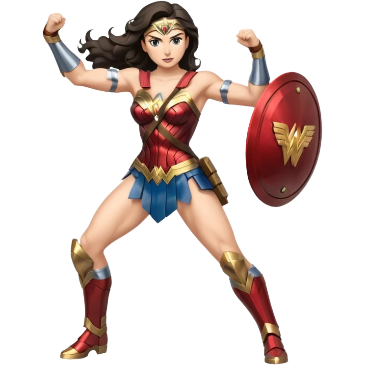 Wonder Woman whole body in action  emoji