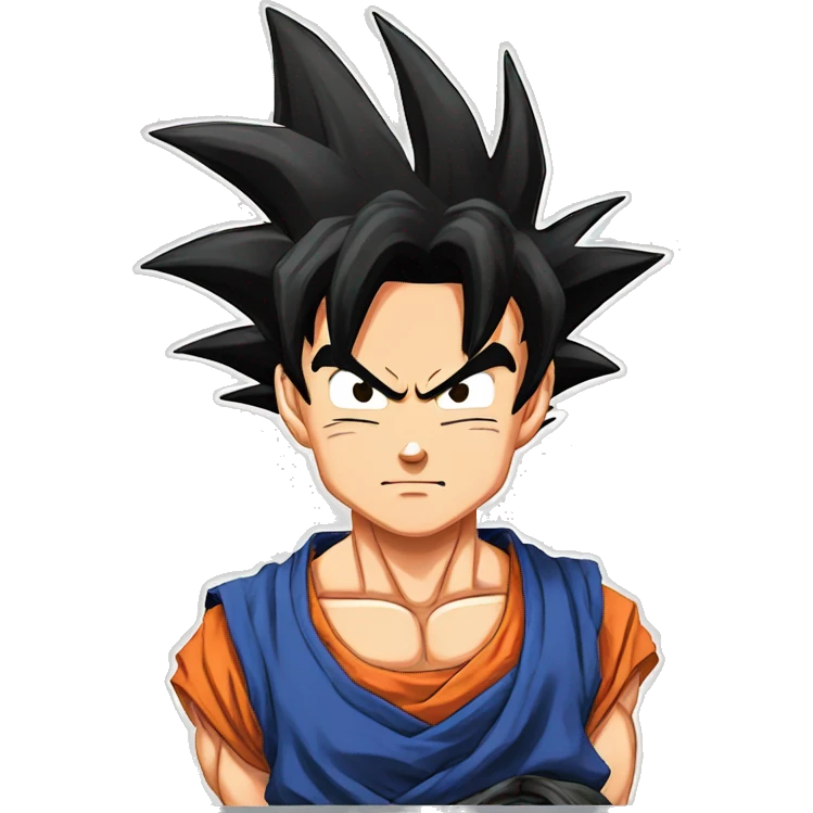 Goku dragon ball z emoji