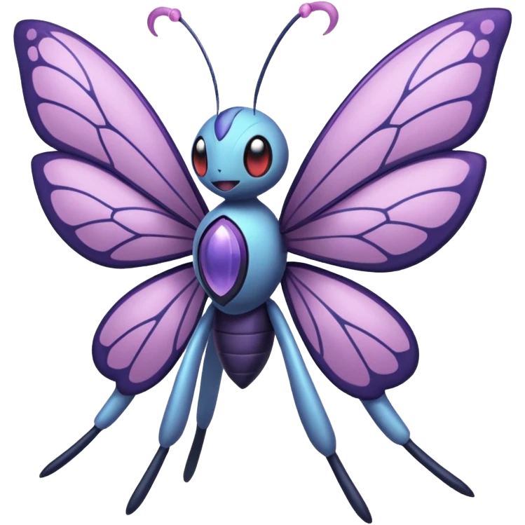 Butterfree-Genesect-Lunala-Vikavolt-fusion emoji