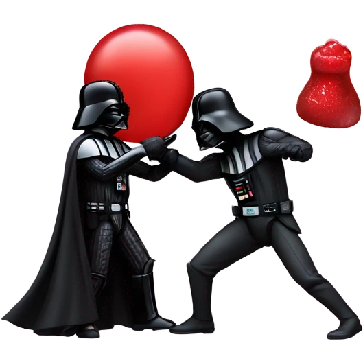 Koolaid man fighting darth Vader emoji