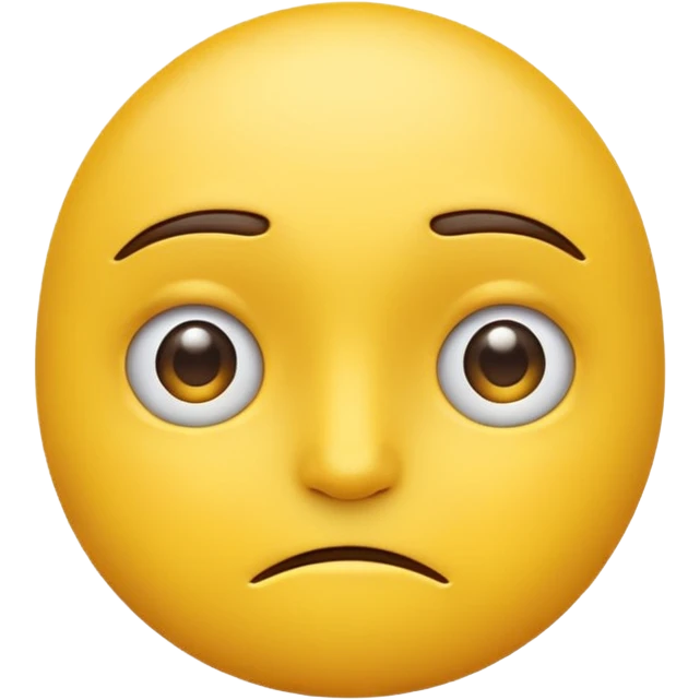 Emoji giving side eye emoji