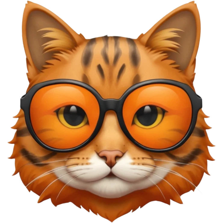 Cat wearing sunglasses emoji