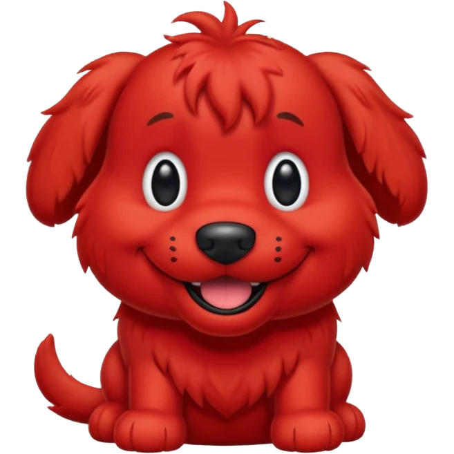 Clifford the big red dog sticker emoji emoji