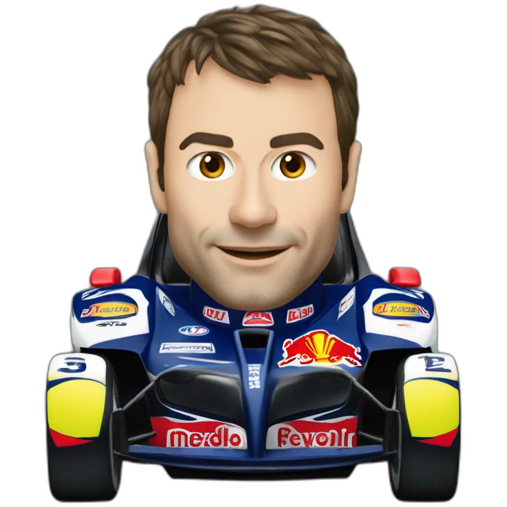 sebastien loeb avec un volant emoji