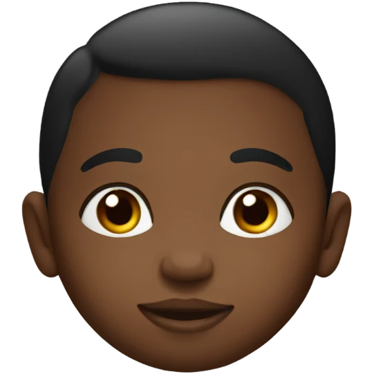 one baby black emoji