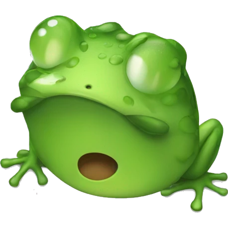 Froggy cry emoji