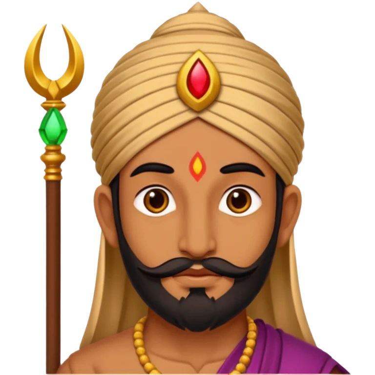 Lord Shivan with thirusoolam  emoji