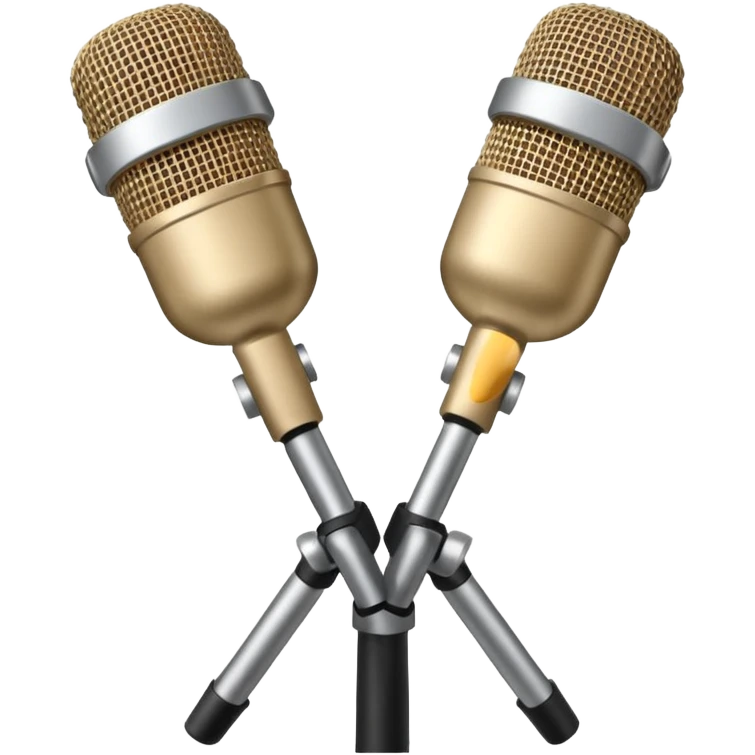 Beige small mics emoji